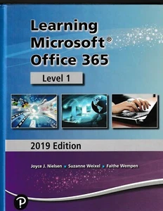 LEARNING MICROSFT OFFICE 365 LEVEL 1 - HIGH SCHOOL EDITION - NEW  - Picture 1 of 1