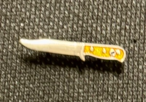 Vintage  MILITARY  PIN   Bowie Knife  B4-2 - Picture 1 of 1