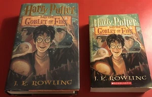 2ct First American Edition Harry Potter and the Goblet of Fire HC & Paperback - Picture 1 of 8