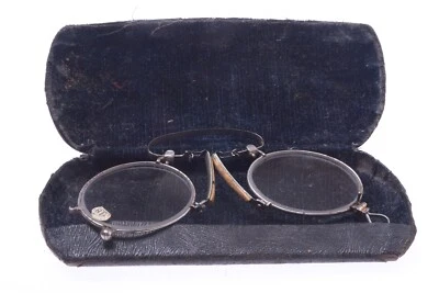 ✅ СТАРИННЫЙ ЩЕПОТКА, ПЕНСНЕ NEZ ЧТЕНИЯ НОС ОЧКИ ПРИЛОЖЕНИЕ. -3 ДИОПТРИИ - Изображение 1 из 3