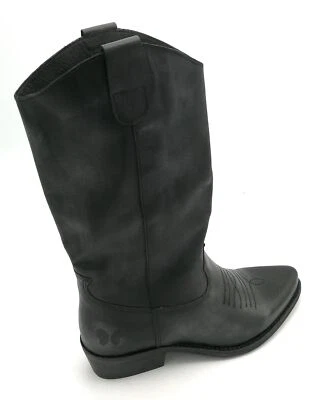 Felmini 7962 Botte 3/4 Pellenero Broderie Anglaise Talon 3cm Fond Caoutchouc T - Photo 1/4