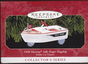 1999 Hallmark Murray Jolly Roger Flagship Kiddie Car Classics Series Ornament NI - Picture 1 of 1