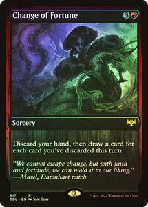 Magic The Gathering MTG CHANGE OF FORTUNE FOIL Innistrad: Double Feature NM - Picture 1 of 1