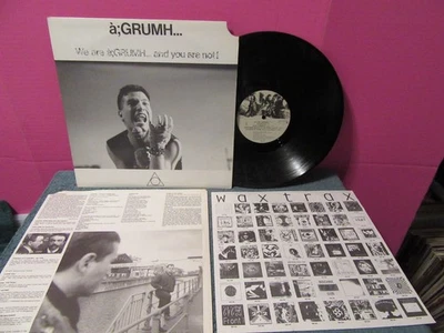 A;Grumh lp we are s;grumh and you are not vinyl record wax trax play it again — 第 1/4 张图片
