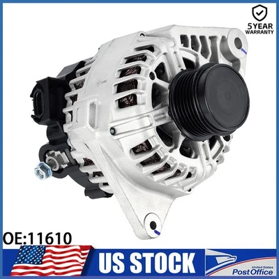 Alternator For 2011-2016 Hyundai Elantra 1.8L 2014-2016 Kia Forte Koup 90A 11610 Foto 1 de 4