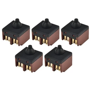 5pcs Replacement Push Button Switch For Angle Grinder 100 Polisher Accessory - Picture 1 of 14