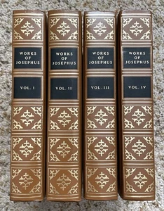 Die Werke des Flavius Josephus 4 Bände Bäckerbücher Set Jüdische Geschichte - Bild 1 von 6