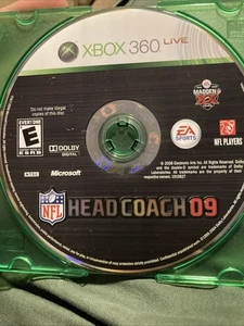 NFL Head Coach 09 (solo disco Microsoft Xbox 360, 2008) probado funcionando - Imagen 1 de 3