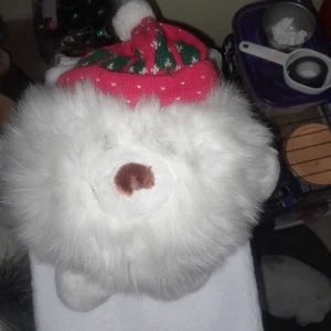Vintage 80's  Moostletoe SNO-BALL snoball  12" Plush w/tag berrymore - Picture 1 of 6