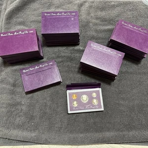 1988 Clad Proof Sets, LOT OF 45 - Bild 1 von 7