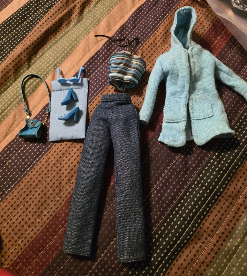 Conjunto vintage de 3 piezas para Barbie hecho a mano Foto 1 de 4