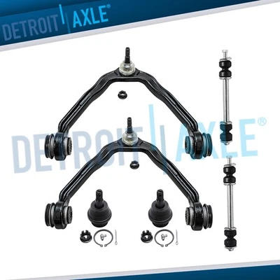 6pc Front Upper Control Arms Sway Bars Kit for Avalanche Silverado Sierra 1500 - Image 1 of 4