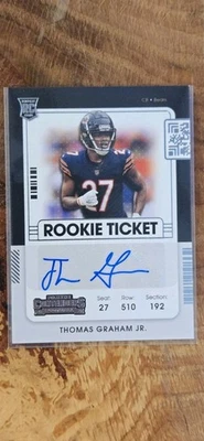 2021 Panini Contenders - Rookie Ticket Thomas Graham Jr. #250 (AU, RC) - Image 1 of 2