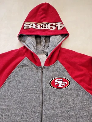 Sudadera con Capucha L De Colección San Francisco 49ers Para Hombres Chaqueta Completa con Cremallera NFL Foto 1 de 4