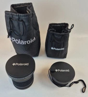 Polaroid Studio Series Super Telephoto 3.5x & Wide Angle .43x Lens VGC - Image 1 of 4