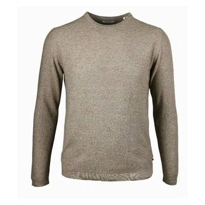 Jack & Jones Herren Pullover Feinstrick Rundhals Beige-Meliert Langarm - Bild 1 von 4