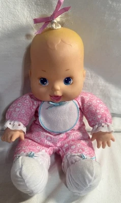 Choosy Baby All Gone Hasbro Muñeca Rosa PJ Cabello Rubio Retro Juguete 1996 De Colección Foto 1 de 3