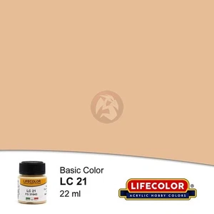 LifeColor Acrylic Paint LC Basic Colors Matt Flesh #1 FS 31643 (22ml) LC21 - Picture 1 of 1