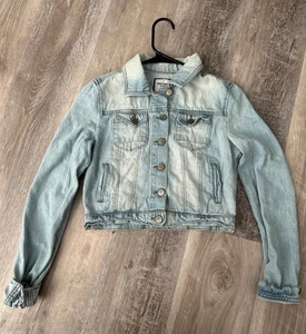 Big Kids Highway Blue Jean Jacket Size Small New Without Tags - Picture 1 of 3