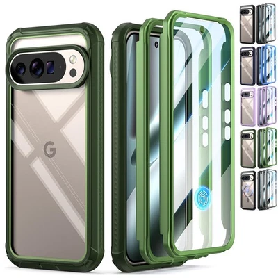 For Pixel 5A 5G / Pixel 10 Pro XL 5G Case with Screen Protector Shockproof Cover - Image 1 of 4