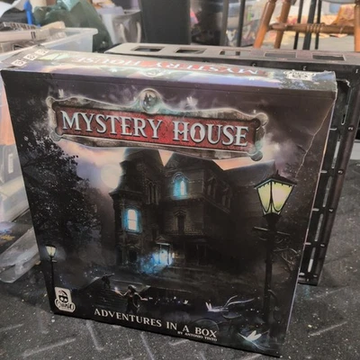 Mystery House Board Game Adventures In A Box 100% Complete open box  - Image 1 of 4