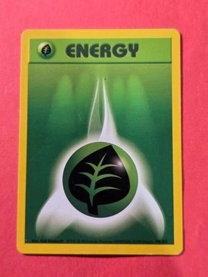 1999 Pokemon Base Unlimited #99 Grass Energy, C, NF/H, cds4 - Image 1 of 3