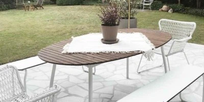  Bruchsteinplatten Polygonalplatten Quarzit Rio Weiß Natursteine 1.5-2.5cm 21m² - Bild 1 von 4