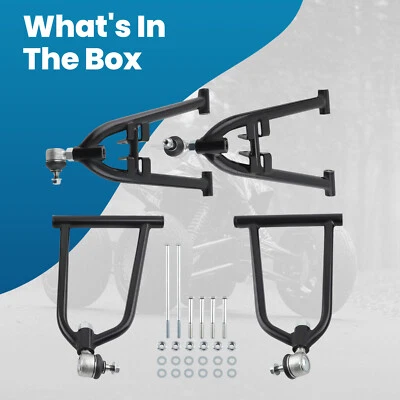 4 передних верхних и нижних A-образных рычага для Yamaha YFZ450 2012 2013 2004-2008 2009 годов выпуска - Изображение 1 из 4