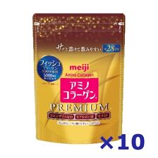 Amino Collagen Meiji SeikaPremium Powder Type Premium Refill 28 days 196g × 10