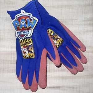 Nickelodeon Paw Patrol Kids Garden Gripping Glove U4 Latex Polyester Pair NWT - Picture 1 of 3