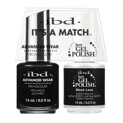 IBD - It's A Match Duo - Black Lava - 14 ml / 0,5 oz cada uno Foto 1 de 1