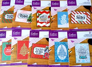 Crafter's Companion Clear Stamps QUIRKY CHRISTMAS SENTIMENTS FreeP&P + Multibuy - Picture 1 of 32