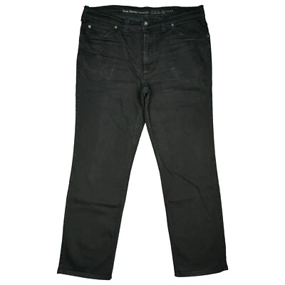 Pantalones de mezclilla para hombre Mustang Tramper elásticos rectos ajustados 54 XXL W38 L30 negros Foto 1 de 4