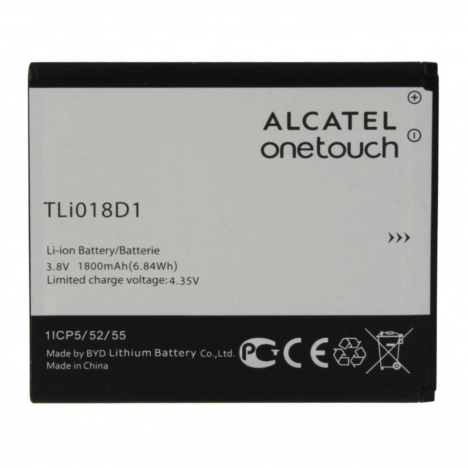 BATTERIE DE REMPLACEMENT D'OCCASION ALCATEL TLI018D1 OT-4005D ONE TOUCH - Photo 1/1