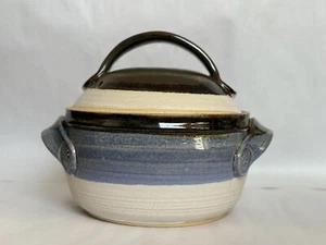 1983 Mangum Pottery Art Rare Steam Pot W/Lid & Handles  - Picture 1 of 11