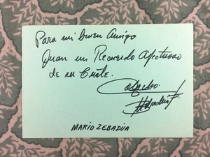 Mario Zebadúa 'Colocho - Mexican Cinema  - The Diabolical Axe - Autographed 1984 - Picture 1 of 2