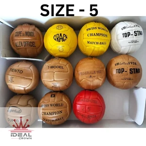 FIFA WM 1930-1966 Vintage Historical Leather Football Set 11 Piece size 5 - Bild 1 von 6