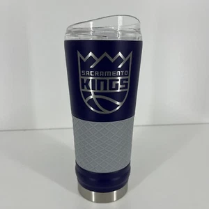Sacramento Kings Stainless Steel Tumbler Cup Water Bottle Insulated 24oz NBA New - Picture 1 of 6