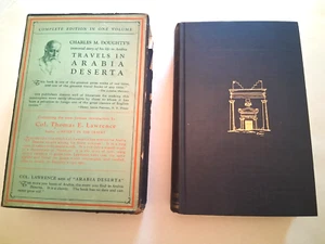 1926 Travels in Arabia Deserta - Charles M. Doughty Thin Paper Unabridged w/Map - Foto 1 di 22