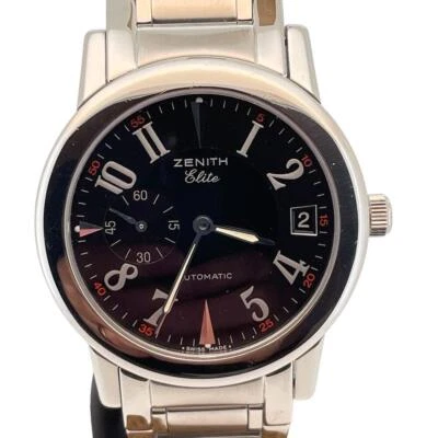Reloj Zenith Elite Port Royal esfera negra acero inoxidable Foto 1 de 4
