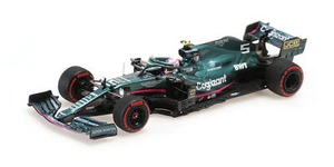 Minichamps 1:43 ASTON MARTIN AMR21 SEBASTIAN VETTEL 2ND AZERBAIJAN GP 2021 - Foto 1 di 1