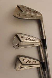 Vintage 1967 Dunlop Maxfli (set of 3) irons 4 ,6, 8 steel shaft RH NICE! - Picture 1 of 19