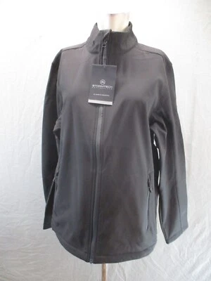 NWT STORMTECH Size L Mens BLK Full Zip Stand Collar Pocket Softshell Jacket 896 - Image 1 of 4