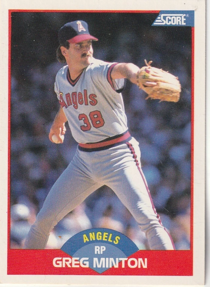 FREE SHIPPING-MINT-1989 Score Greg Minton #543 ANGELS - Image 1 of 1