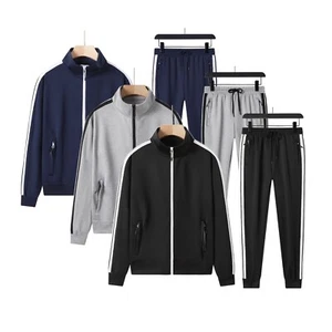 Neu Herren Trainingsanzug Set Jacke Kapuze Jogginganzug Herren Oberteil Full Zip - Bild 1 von 13