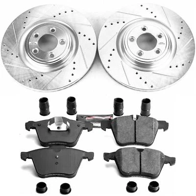 PowerStop Disc Brake Kit - Front - Fits Jaguar S-Type 2007-2008, Jaguar Super V8 - Изображение 1 из 4