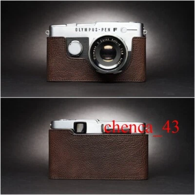 Nuevo Hecho a Mano Olympus PEN FT FV Cuero Medio Estuche Cámara Retro Cubierta Inserto Regalo Foto 1 de 4