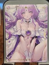 Limited 2 Dual Sided Spicy Hit Rare Coquettish Words Goddess Story Anime Card 5B