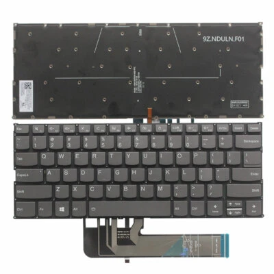 Nuevo para Lenovo Yoga 730-13IKB 730-13IWL 730-15IKB 730-15IWL EE. UU. Teclado Retroiluminado Foto 1 de 4