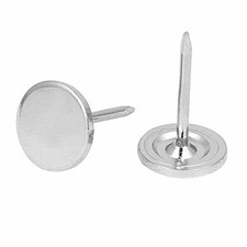 New listing
11mm Dia Pins & Tacks Silver Upholstery Nails Decorative Furniture 200 Pcs Tone
